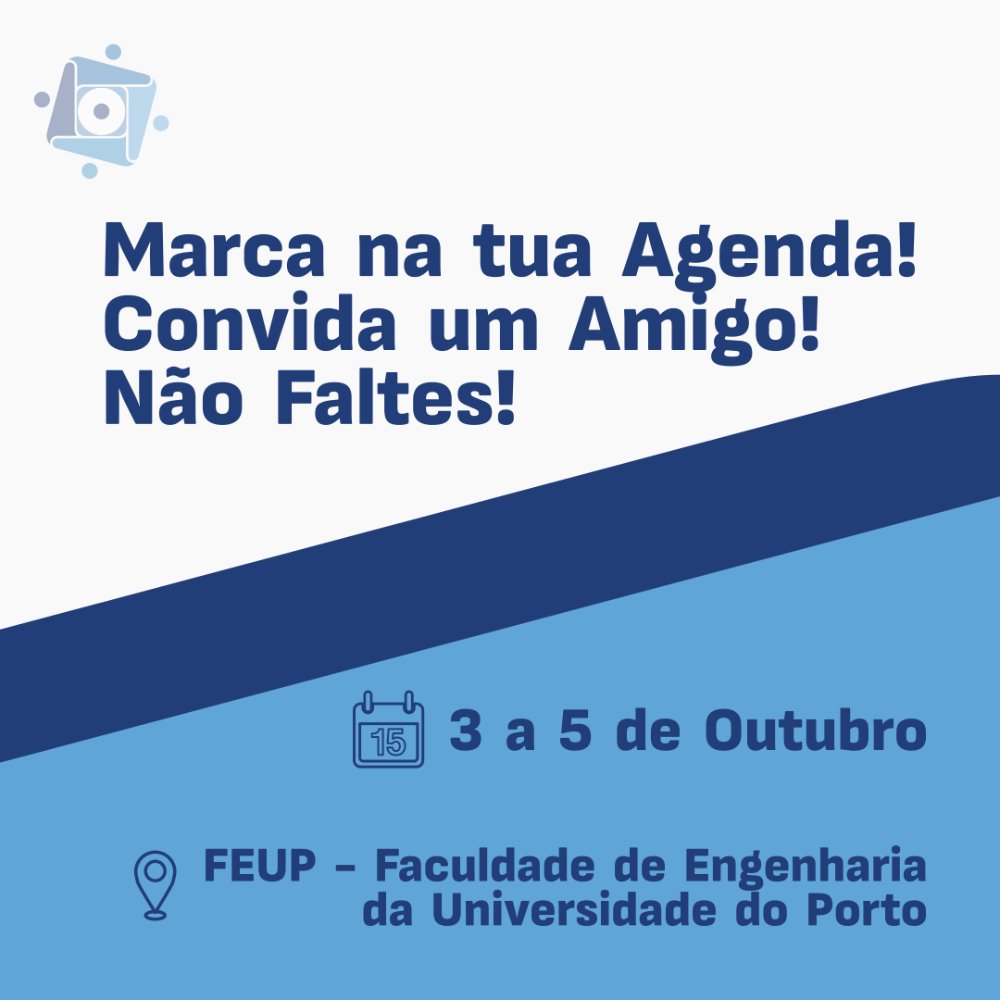 Já só faltam 100 dias para a Festa do Software Livre!
Marca na tua agenda!
Convida amigos!
E mais importante - Não Faltes!
3 a 5 de Outubro na FEUP

#FSL25 #FestaSoftwareLivre