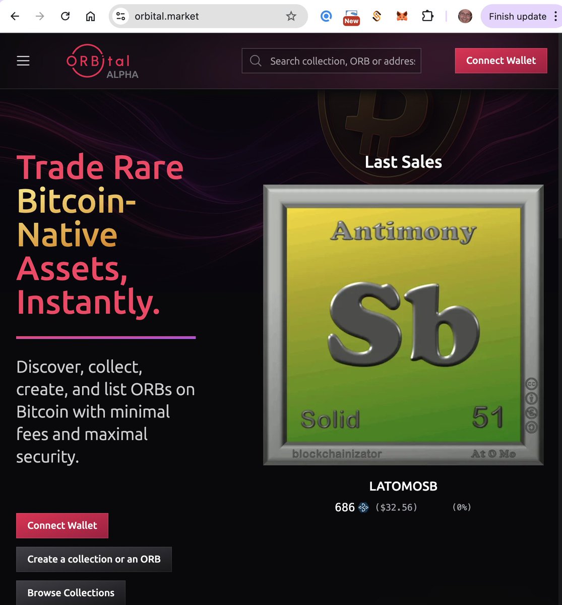 AtOMo Antimony LATOMOSB part of the recent sales on <a href="/ORBital_market/">ORBital Marketplace</a> new home. Others for trade against bitcrystals : orbital.market/collections/at…. ⚛️🖼️⛓️ #Antimony #bitcrystals