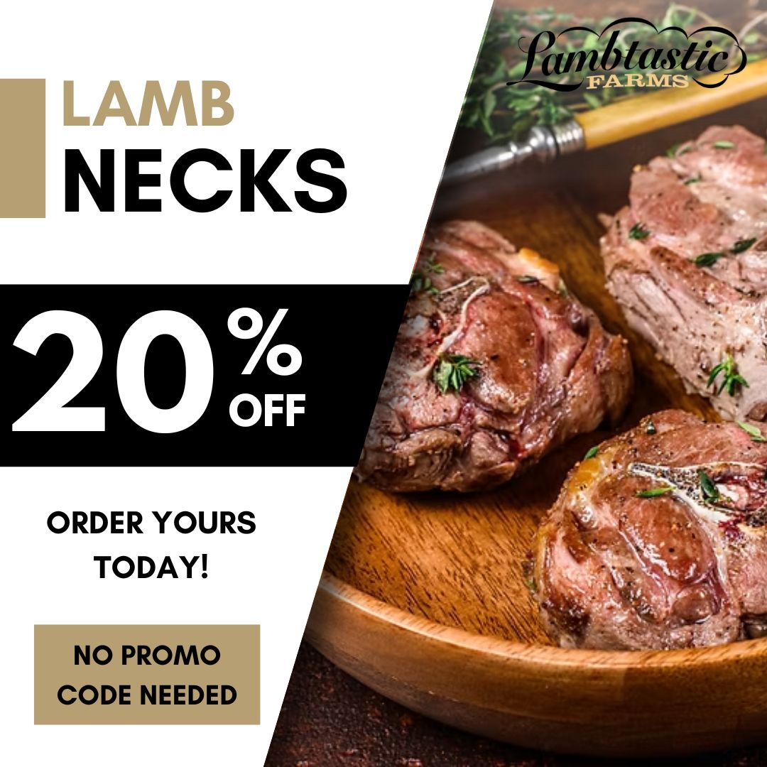 RayLambt's tweet photo. Hello, Lambtastic Farms family!

This week we have a great deal on Lamb Necks! 20% OFF!

Don't let this cut fool you. Super cost-effective and nutritious. Another delicious cut to pop in the slow cooker and enjoy!
This sale is valid from June 26-28 only! 

https://t.co/TwQyMcUtvp https://t.co/G1ju5fAbzb