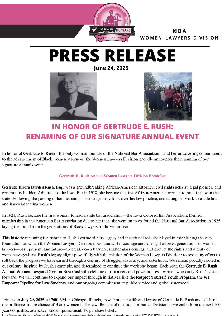 National Bar Assoc. tweet media