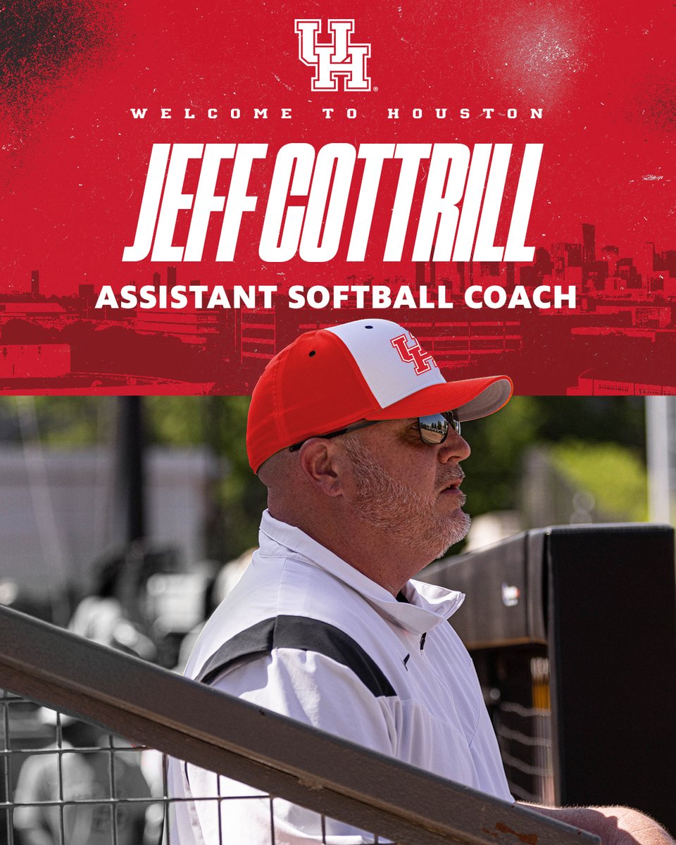 Houston Softball (@uhcougarsb) on Twitter photo The first hire for <a href="/CSchoony11/">Chrissy Schoonmaker</a> is inโผ๏ธ
Excited to welcome <a href="/J_Cottrill_/">Jeff Cottrill</a> to the Cougar Family ๐พ
๐ฐ bit.ly/44GP9Sb
#GoCoogs The first hire for <a href="/CSchoony11/">Chrissy Schoonmaker</a> is inโผ๏ธ
Excited to welcome <a href="/J_Cottrill_/">Jeff Cottrill</a> to the Cougar Family ๐พ
๐ฐ bit.ly/44GP9Sb
#GoCoogs