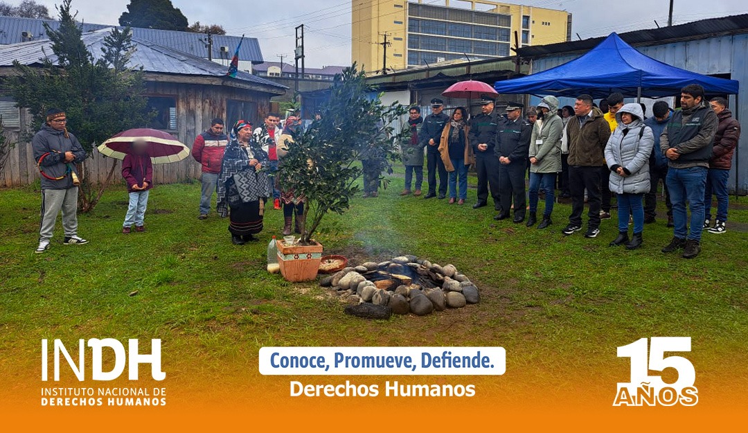 #INDHLosLagos📍participó en el Wüñol Tripantu efectuado en el Centro de Estudios y Trabajo (CET) de Osorno, ceremonia en la que participaron usuarios de este recinto de Gendarmería, así como representantes de las comunidades williche y autoridades.