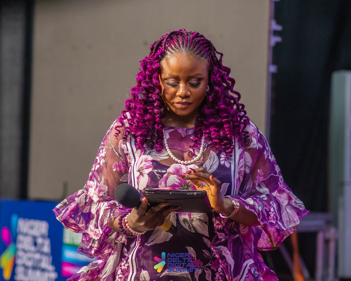 I didn’t take the stage to stand above, I took it to speak from within.
Every voice matters. Every presence counts.
But this moment? It was ours <a href="/nigerdeltads/">Niger Delta Digital Summit</a> &amp; I poured everything into it.

#NigerDeltaDigitalSummit #VoiceAndPresence #RootedAndRising  #HoneyOnTheStage
