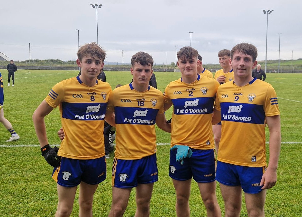 Massive well done to our four brilliant lads, Tj, James, Darragh and Sean representing the U17 County Minor Team on their fantastic win in the exhibition match against the New York Minor Footballers! 💪🌟 @gaa