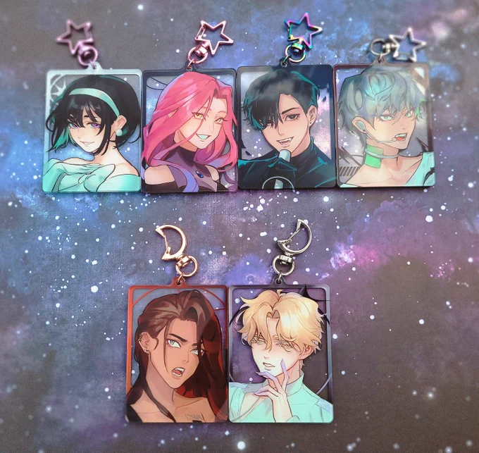 alien stage acrylic charms