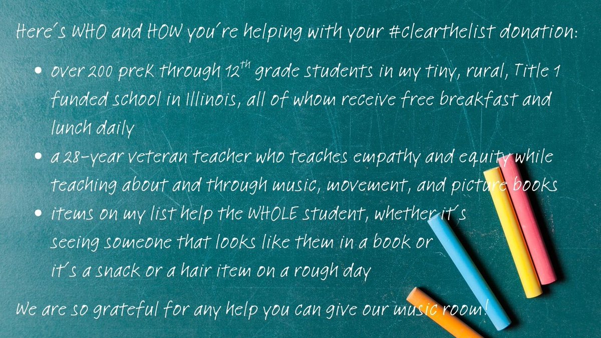 Heather McDowell Francis (@just_teachin) on Twitter photo <a href="/MrMarvelTeacher/">Ken the Marvel Teacher</a> Fairies are magical and she certainly is too! I have all needs and one wantish/needish dream item on my list. Maybe some fairy dust will land this way! And if not, I love seeing the joy that she brings to countless fellow teachers!
#clearthelist #fairy 🧚🏻
amzn.to/2VXmOY2 <a href="/MrMarvelTeacher/">Ken the Marvel Teacher</a> Fairies are magical and she certainly is too! I have all needs and one wantish/needish dream item on my list. Maybe some fairy dust will land this way! And if not, I love seeing the joy that she brings to countless fellow teachers!
#clearthelist #fairy 🧚🏻
amzn.to/2VXmOY2