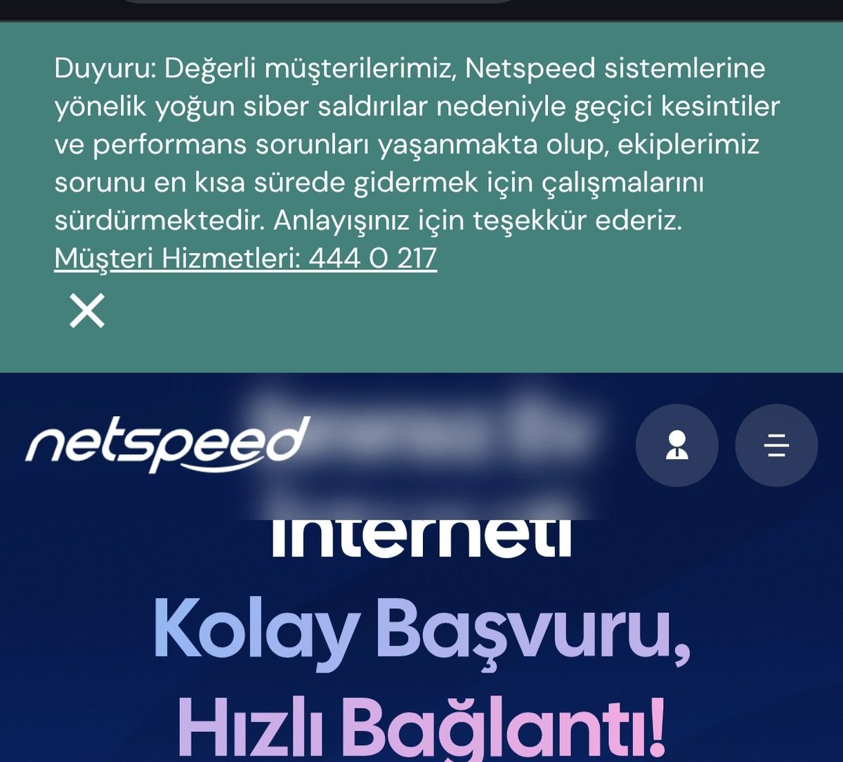 recepakdag__'s tweet image. Harbi siber saldırı varmış #netspeed