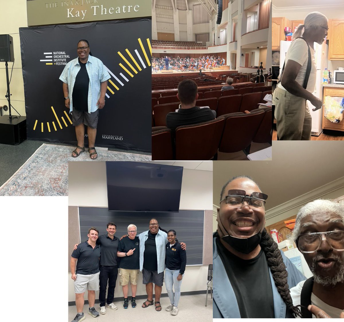 Taught at the National Orchestral Institute this season! 🎶✨ It was surreal to share the experience with my former teacher and alumni during a masterclass—a true full-circle moment! Not to mention, celebrating Dad’s “59 years backwards” with a home-cooked feast!😄🍴#unmfinearts