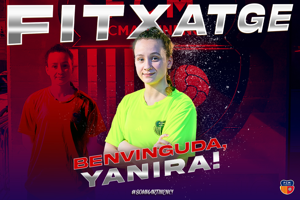 ⚽ Yanira Losada retorna al #FCMartinenc
🛡 Mitjapunta de 21 anys que ha jugat aquest últim curs al Sant Gabriel

🔗 fcmartinenc.cat/noticies/futbo…

🤝 Ben tornada al #Guinardó, Yanira!

#SomMartinenc #futfem