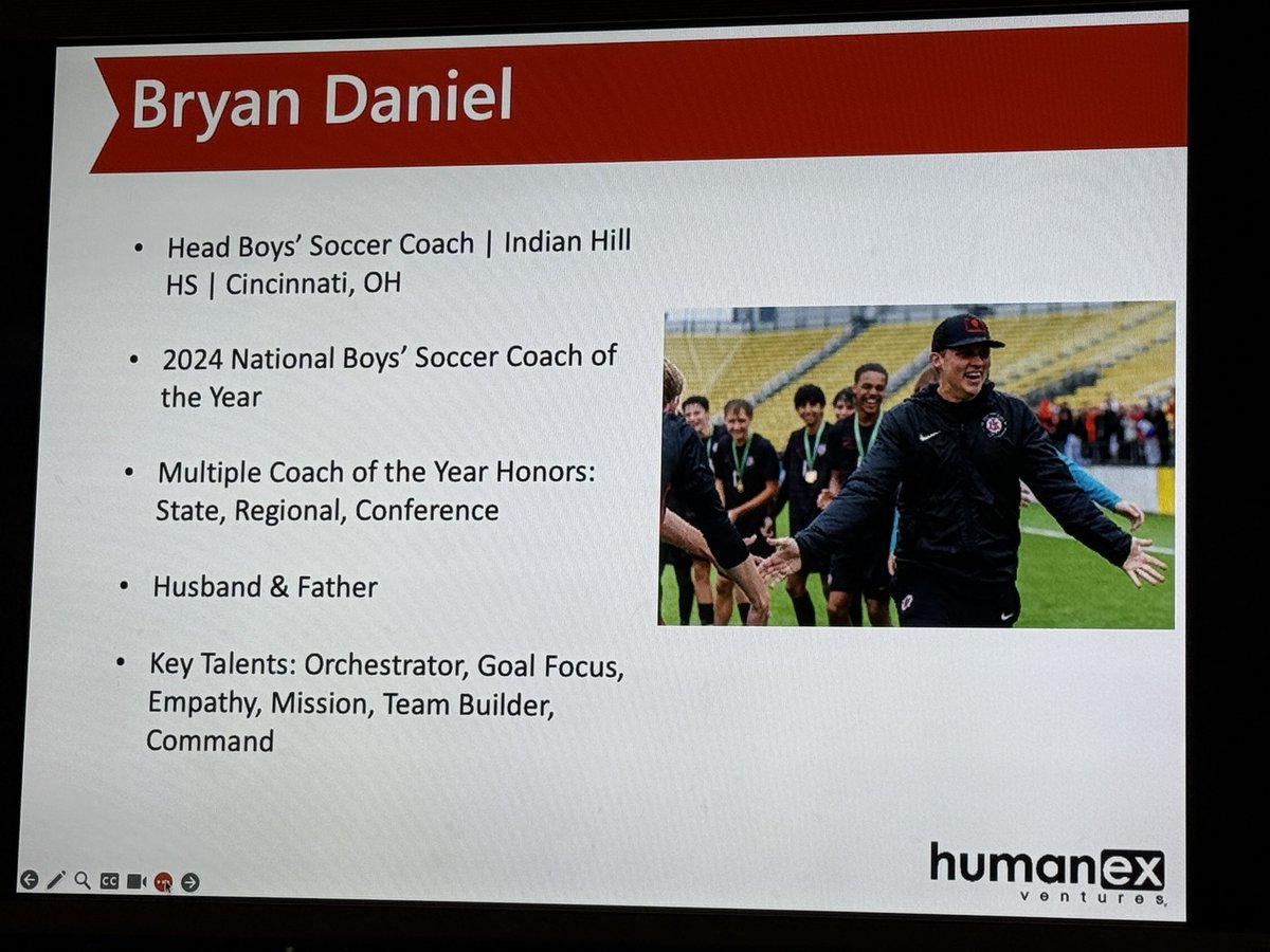IHSD_Arts's tweet photo. An excellent final session to wrap up day 1 of the @Humanex conference, featuring our very own Coach Bryan Daniel! Great insight Bryan! #IHPromise @IHBravesSoccer https://t.co/qlatXmeDhp