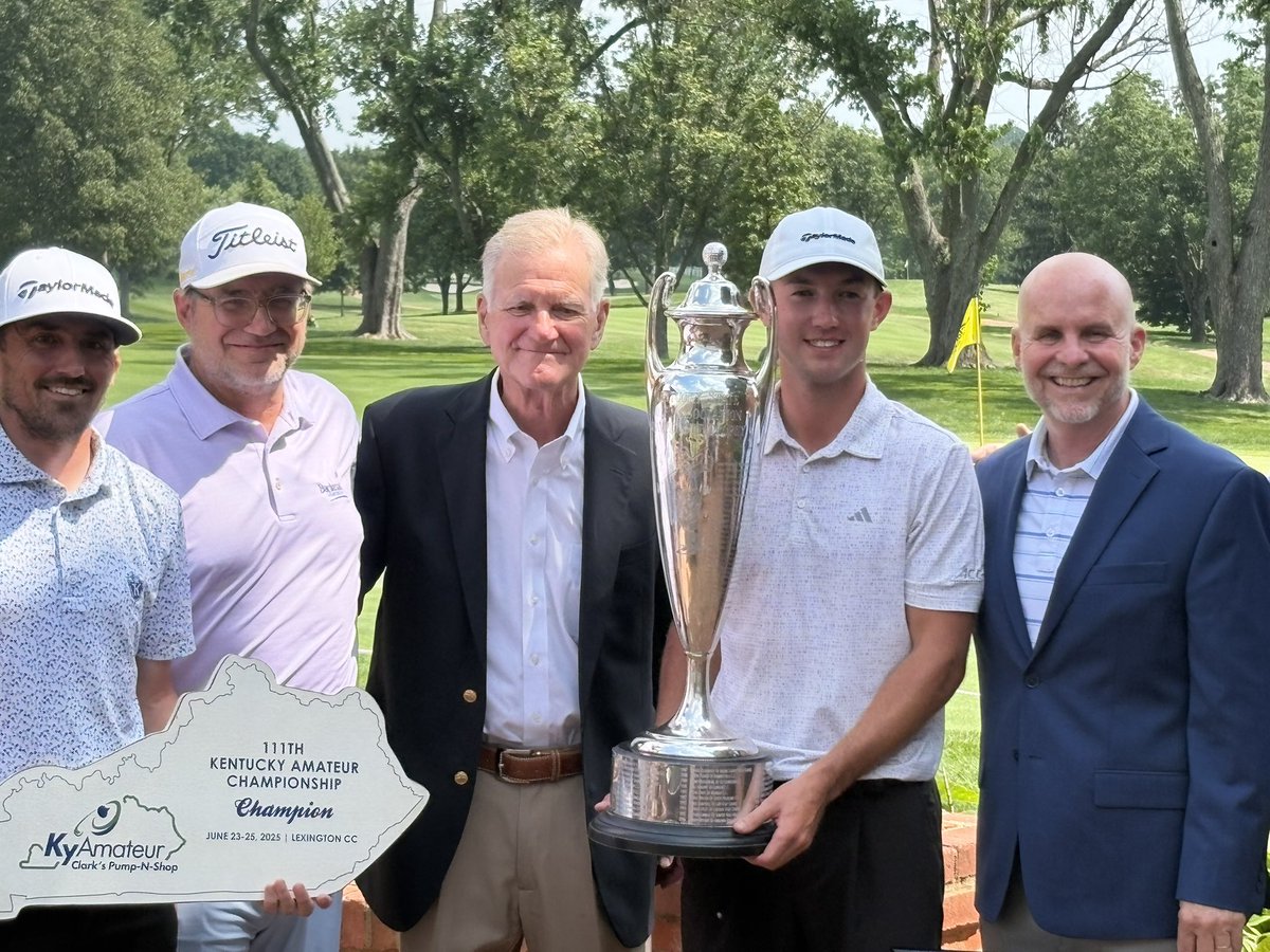 GOLF
Madison Central graduate Warren Thomis takes title - by 3 strokes - at 111th Kentucky Men’s Amateur Championship on Wednesday in Lexington