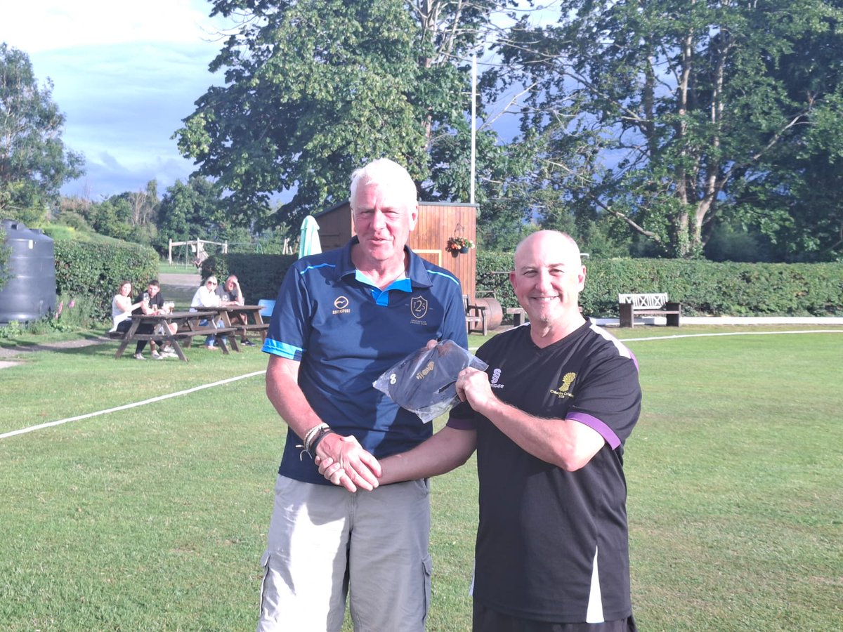 B-team maintain their winning streak with a 6-wicket win at <a href="/davenhamcc/">Davenham CC</a>. 2 out 3 recipients of the O50s cap honoured as well. Well done team!