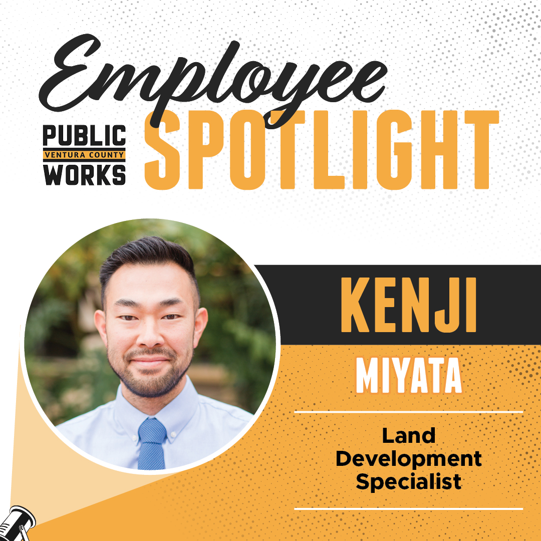 This week's spotlight is our own Land Development Specialist, Kenji Miyata!

Kenji's workday revolves around geology, soils
engineering, and floodplain management.🌊 Kenji
ensures projects meet vital ordinances and codes,
balancing office work with hands-on site
inspections.👷