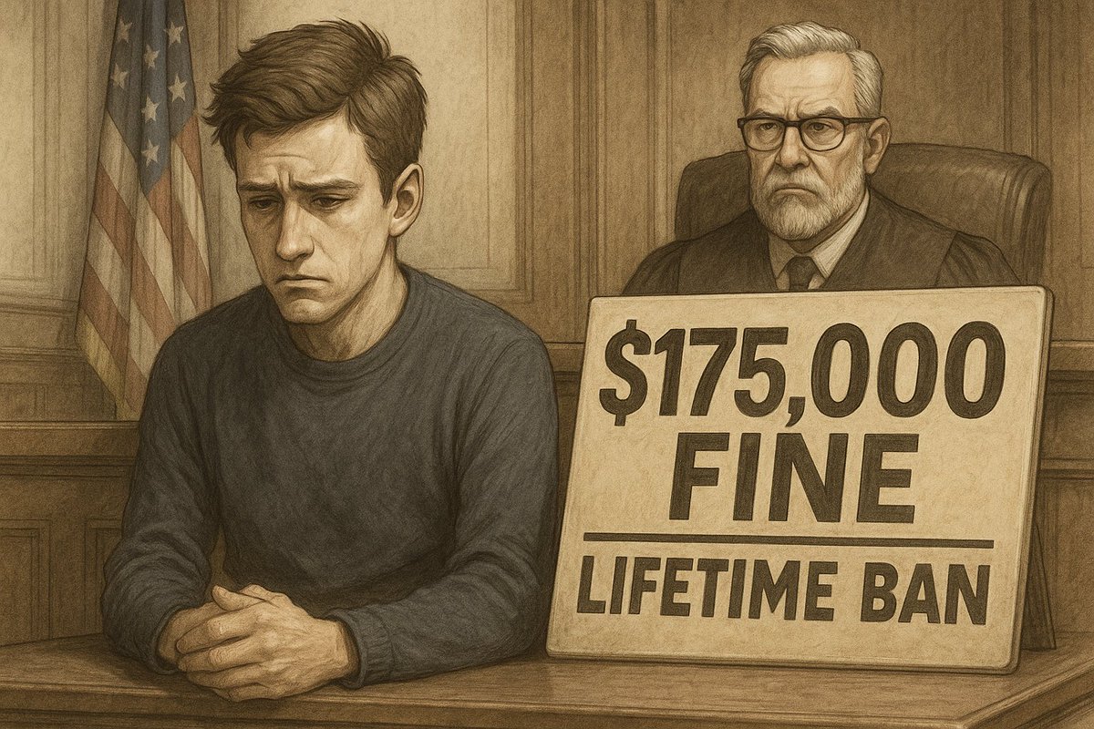 👨‍⚖️⚖️ $175,000 Fine. Lifetime Ban. Zero Tolerance.

🕹️ <a href="/EpicGames/">Epic Games Store</a> just set a bold precedent in the fight against cheating in esports. After a player was caught using both software and hardware cheats during a <a href="/Fortnite/">Fortnite</a> tournament - and tried to cover their tracks with multiple