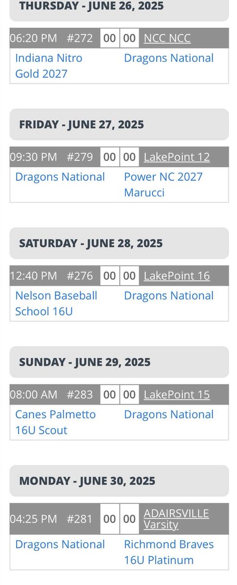 Jay_Gui11's tweet image. I will be playing down in Georgia this week in the PBR 16u National Championship at Lake Point with the West Chester Dragons National. I will be pitching in the first game at 6:20 on Thursday at North Cobb Christian High School. Excited to compete with some great teams.…
