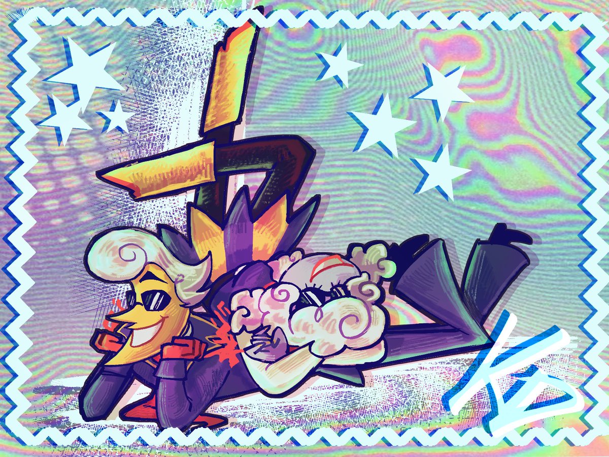 DELTARUNE SPOILERS
.
.
their designs are so reminiscent of classic undertale npcs 
they are so dear to me
~~
#deltarunespoilers #deltarunefanart #lanino #elnina