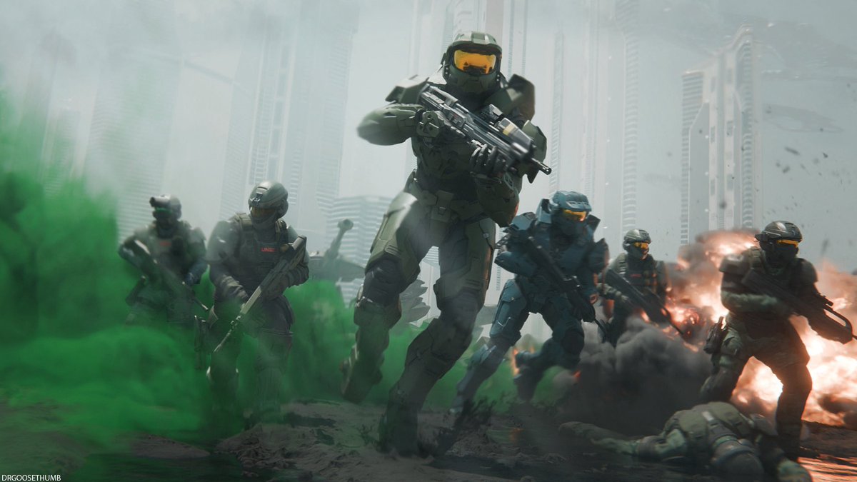 DrGoosethumb's tweet image. Clean Instincts

#HaloSpotlight #Halo #Blender3d