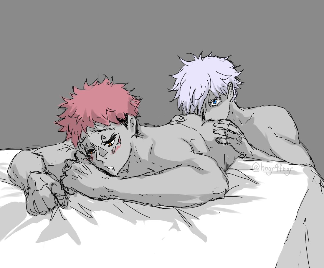 [ goyuu 五悠 / 🔞nsfw r18 ] 
one thing we know about sensei is that he loves sweets