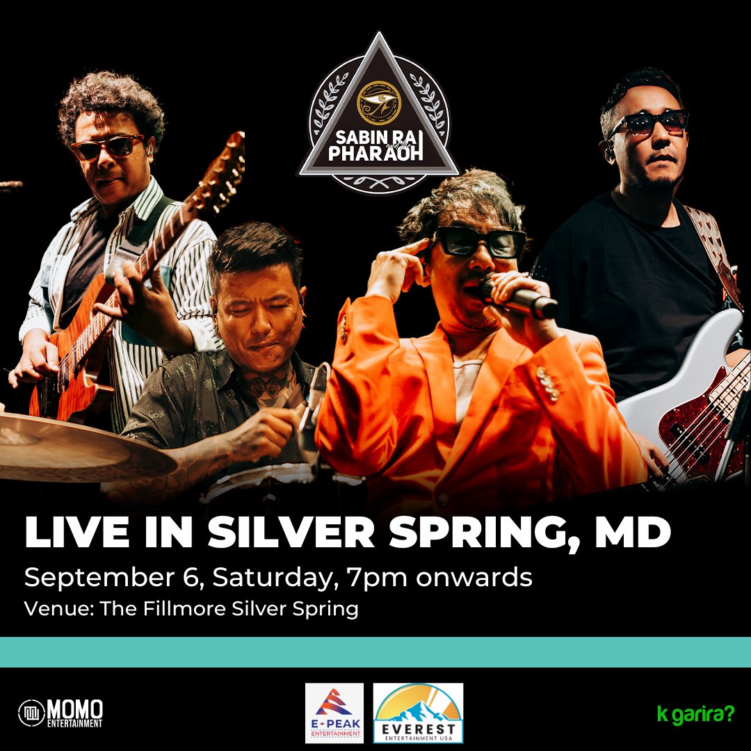 ON SALE NOW 🎫 Sabin Rai And The Pharaoh at The Fillmore Silver Spring on Saturday, September 6! Grab tickets now at livemu.sc/4kRdonk