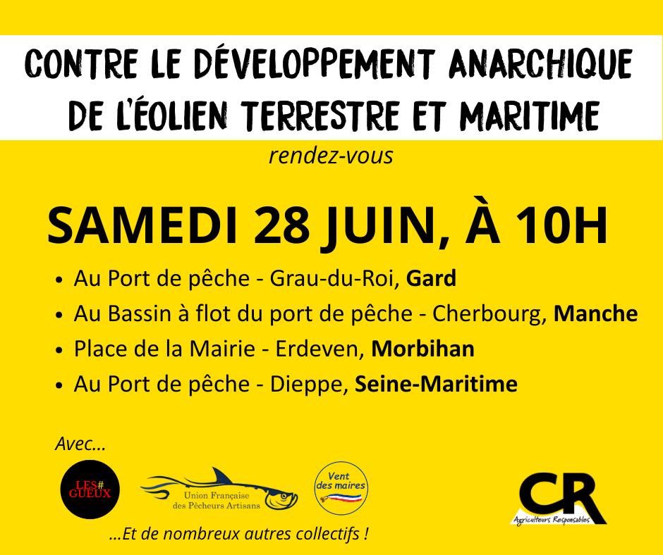 Le vent d’Ouest commence à se lever contre le doublement de la #factureElectricite , contre la culture du mépris de l’ecolo-technocratie qui ne vous a même pas informé que c’est VOUS qui paierez … pendant 20 ans, le bétonnage  des mers. Ne pas se mobiliser aura un coût…