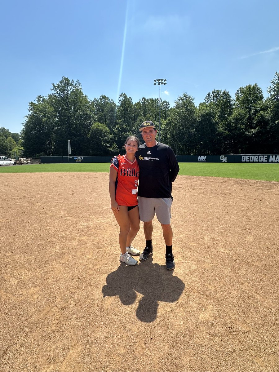 Always an amazing time at the <a href="/MasonSoftball/">George Mason Softball</a> camp! Very grateful for <a href="/jmrw20/">Justin Walker</a> and <a href="/laneyj40/">Coach Laney Jones</a> for hosting a great camp even in the heat. <a href="/ECBCornett27/">EC Bullets Cornett</a> <a href="/CoachStevieC/">Steven Cornett</a> <a href="/champe_softball/">John Champe Softball</a>