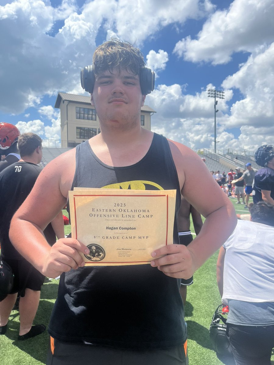 Coach Compton (@coachcompton45) on Twitter photo Thank you to all the coaches that worked to improve our Oklahoma linemen <a href="/EOKOLDLCAMP/">E. OK OL/DL Camp</a> and thanks for voting Hagan Compton as a distinguished camper and 8th Grade MVP! Thank you to all the coaches that worked to improve our Oklahoma linemen <a href="/EOKOLDLCAMP/">E. OK OL/DL Camp</a> and thanks for voting Hagan Compton as a distinguished camper and 8th Grade MVP!