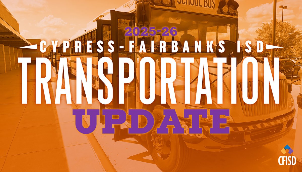 On Monday, June 23, the CFISD Board of Trustees adopted the 2025-2026 budget, which includes the reinstatement of bus transportation. All students living within the CFISD attendance boundary will be eligible for bus transportation for the upcoming school year. Late run bus