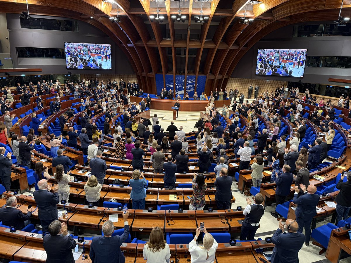 A truly historical day: the Council of Europe and Ukraine signed an agreement to establish a Special Tribunal for the Crime of Aggression.  Where there’s a crime there has to be accountability, and Vladimir Putin will not be allowed to escape it.
