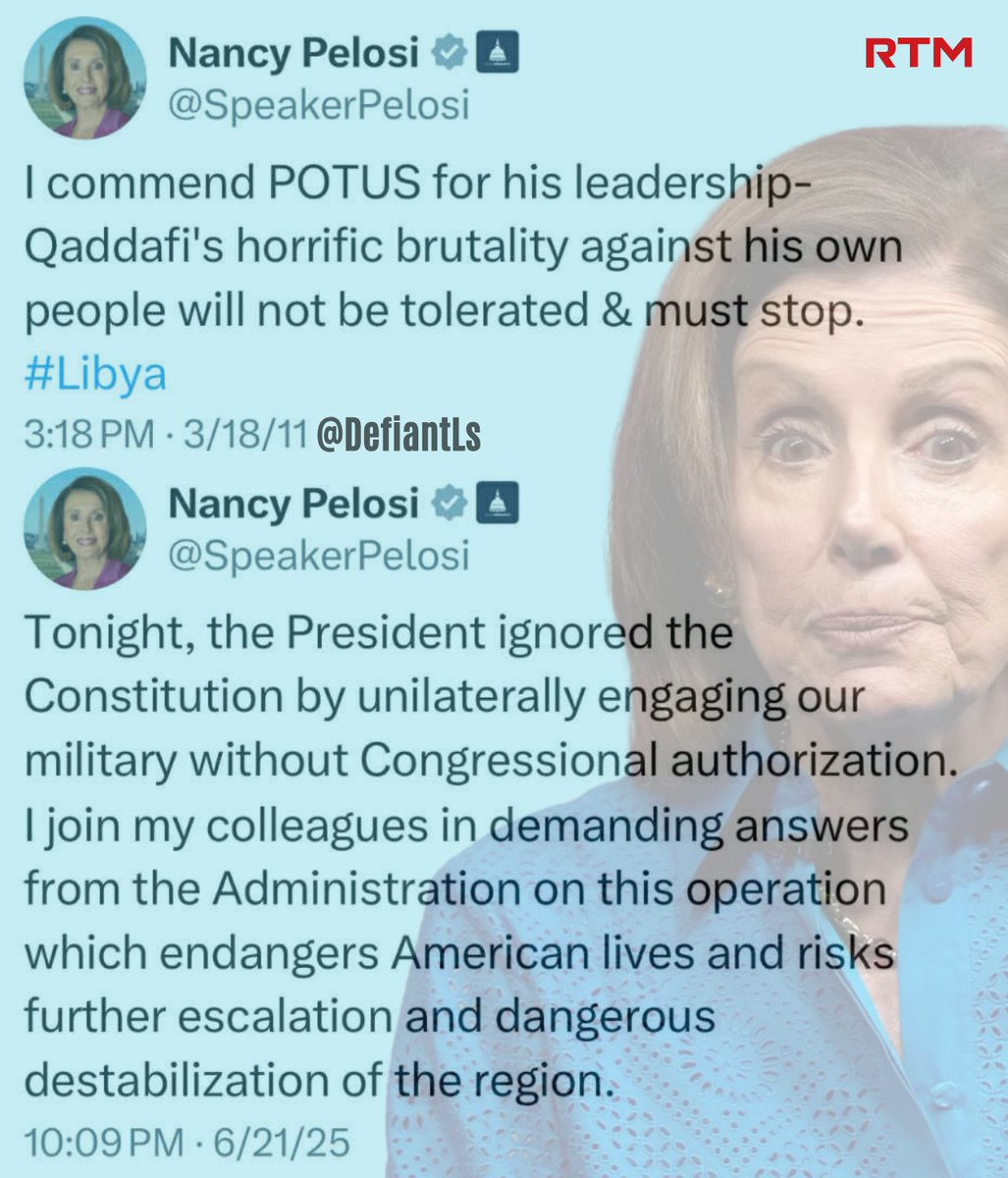 DefiantLs's tweet photo. It's only okay when Democrats do it. https://t.co/Z9bKhFQ8qb