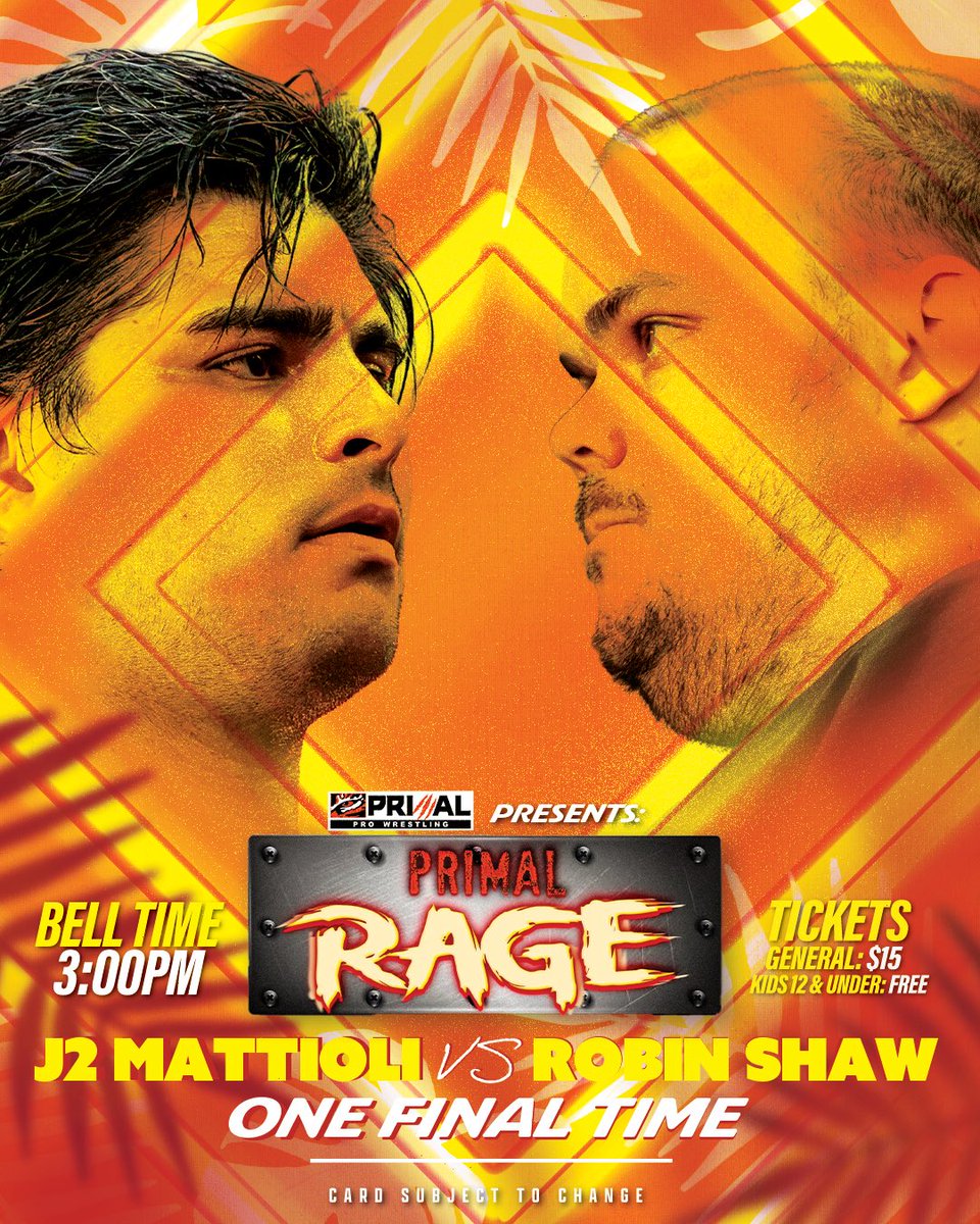 J2 Mattioli vs Robin Shaw