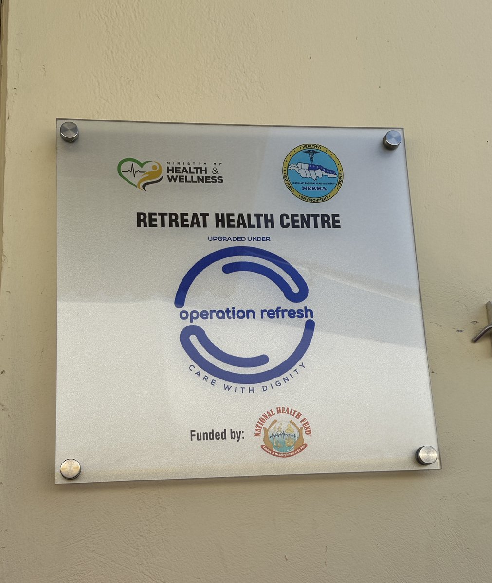 themohwgovjm's tweet photo. The Retreat Health Centre is reopened after a JM$3.5M upgrade!

✔️ A/C waiting area
✔️ 1,000-gal water tank
✔️ Wheelchair ramp, fencing, aesthetic fixes

Open 11 days/month, serving 5,000+ with mental health, NCD checks, footcare &amp; more.

#OperationRefresh https://t.co/QeoMtfv9H4