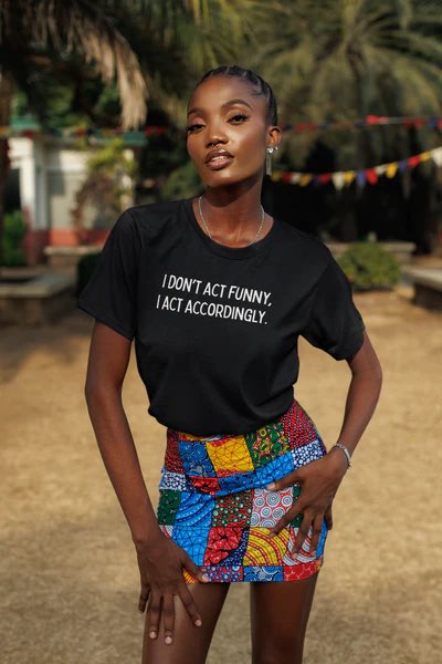 🚨 NEW DESIGN ALERT 🚨 

Acting Funny

I don’t act funny, I act accordingly. 
.

.

.
#apparel #clothing #fashion #clothingbrand #streetwear #tshirt #style #hoodies #tshirts #clothes #brand #design #sportswear #tshirtdesign #clothingline #hoodie #gymwear #art #usa #onlineshop