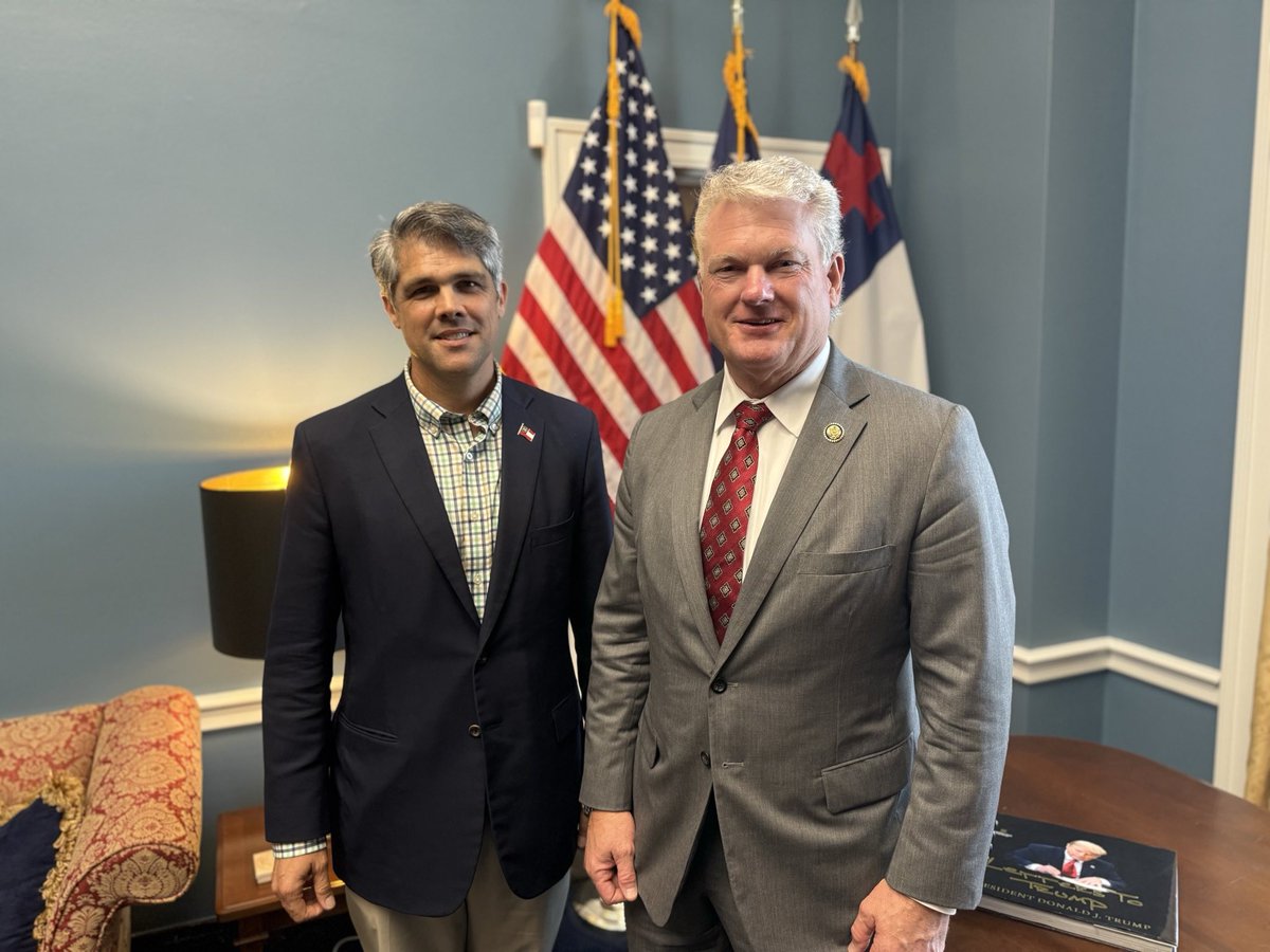 Great meeting with <a href="/shawblackmonGA/">Shaw Blackmon</a> today in the Capitol to talk about how Congress can give the Georgia Legislature the backup they need to keep our state one of the most successful in the nation.