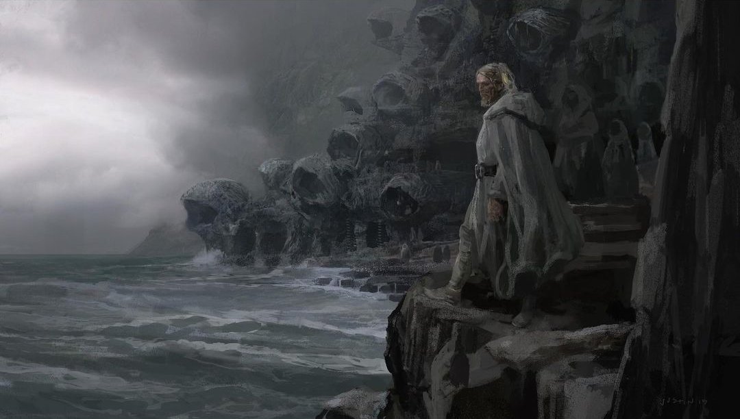 conceptartsw's tweet image. Star Wars: The Last Jedi concept art by Justin Sweet