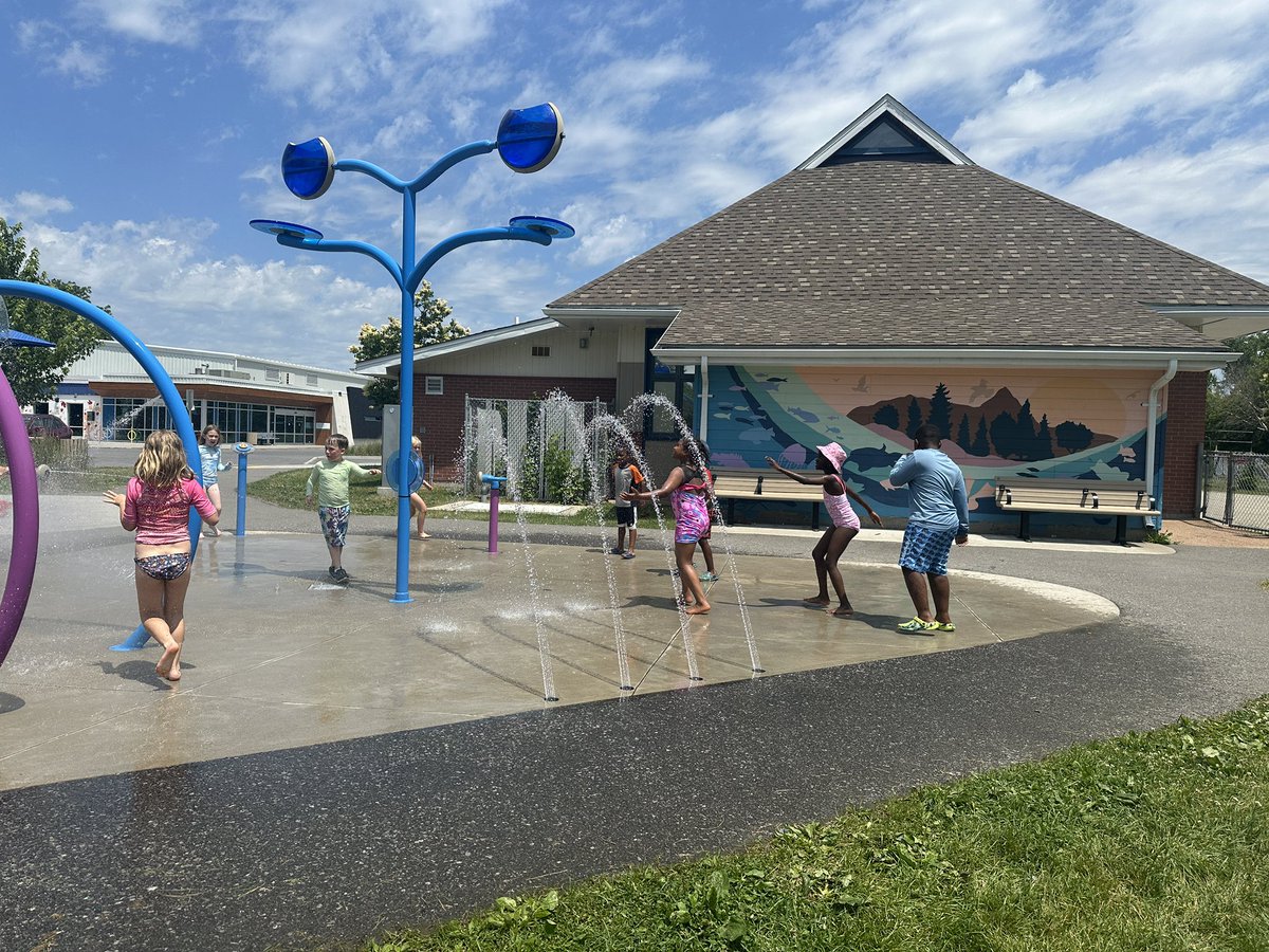 We had a blast at the splash pad!