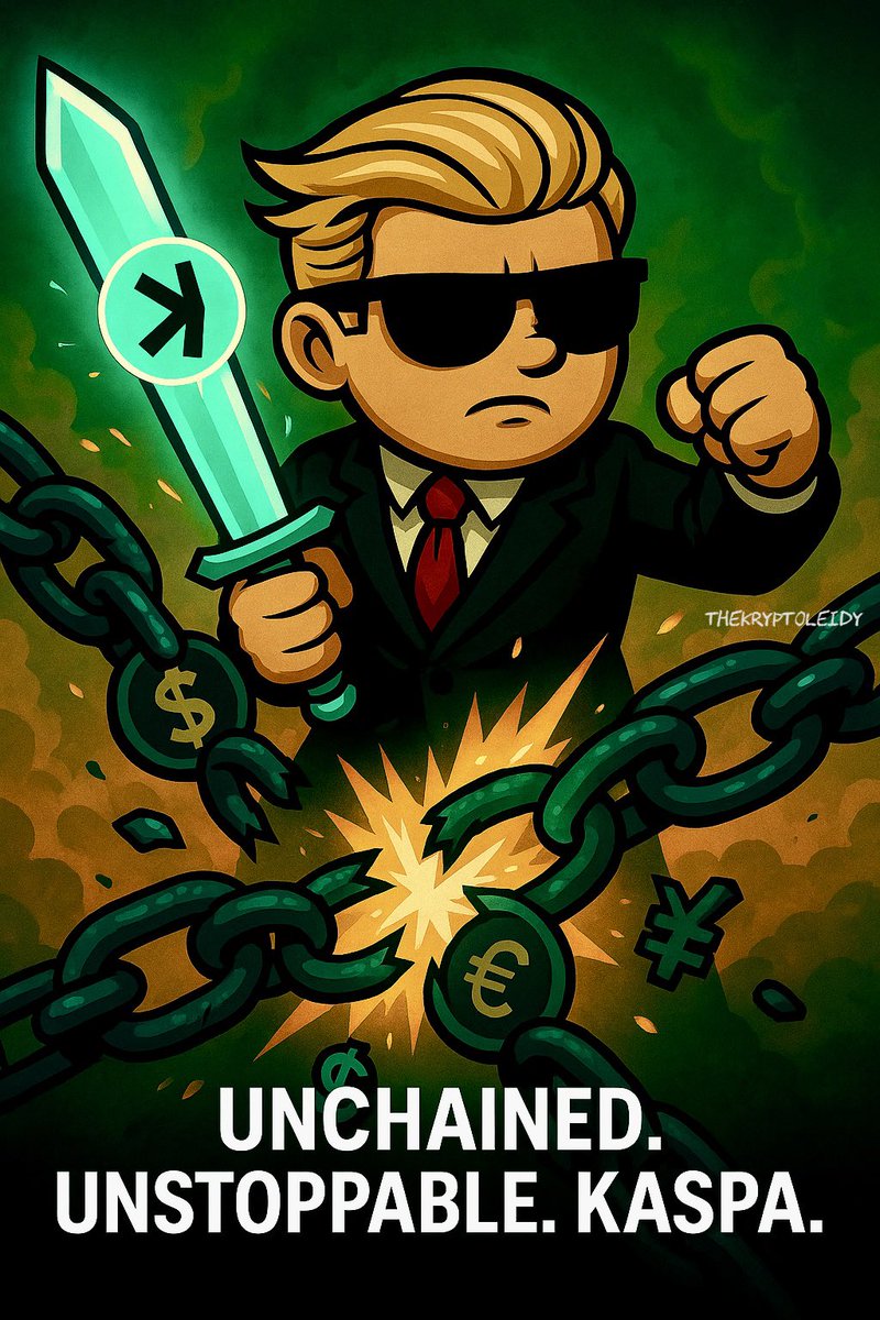 KaspaVisuals's tweet photo. โUnchained. Unstoppable. Kaspa.โ
#BreakFree #KaspaRevolution #BlockDAG #wallstreetbets
$kas #kaspa https://t.co/oSmArCZgzX