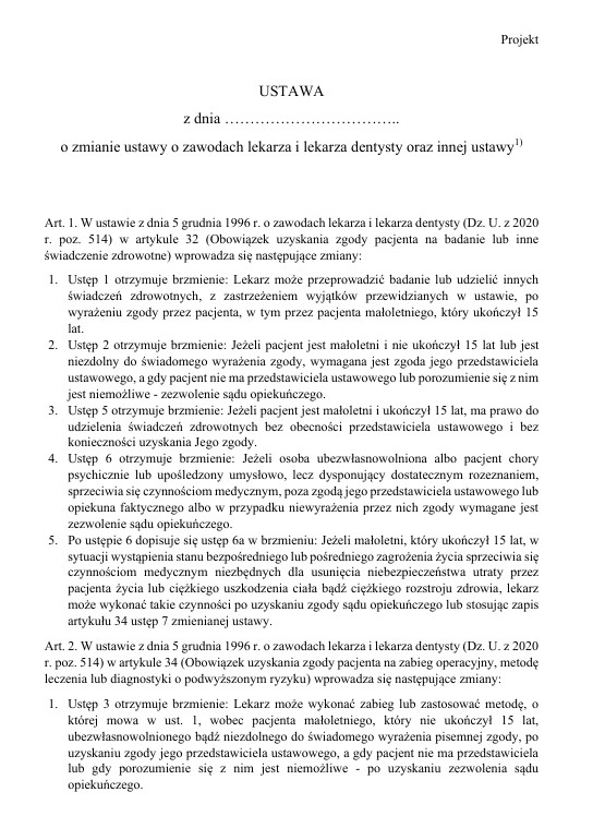 PakulskiCezary's tweet image. "Planowane są dalej idące zmiany. MZ zamierza zaproponować, by nastolatek po ukończeniu 15 roku życia mógł sam skorzystać nie tylko z opieki psychologicznej czy psychoterapeutycznej, ale również z każdej innej konsultacji". Taki projekt ustawy mam od 2019
rynekzdrowia.pl/Prawo/Bez-rodz…