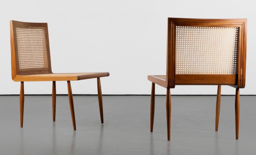 Amazing Brazilian modernist furniture by designer Joaquim Tenreiro
