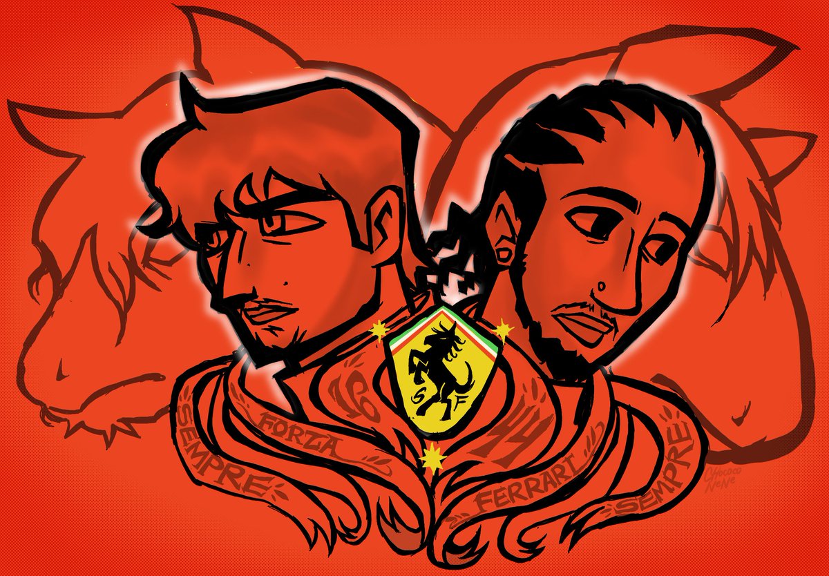 Sempre Forza Ferrari #f1fanart
