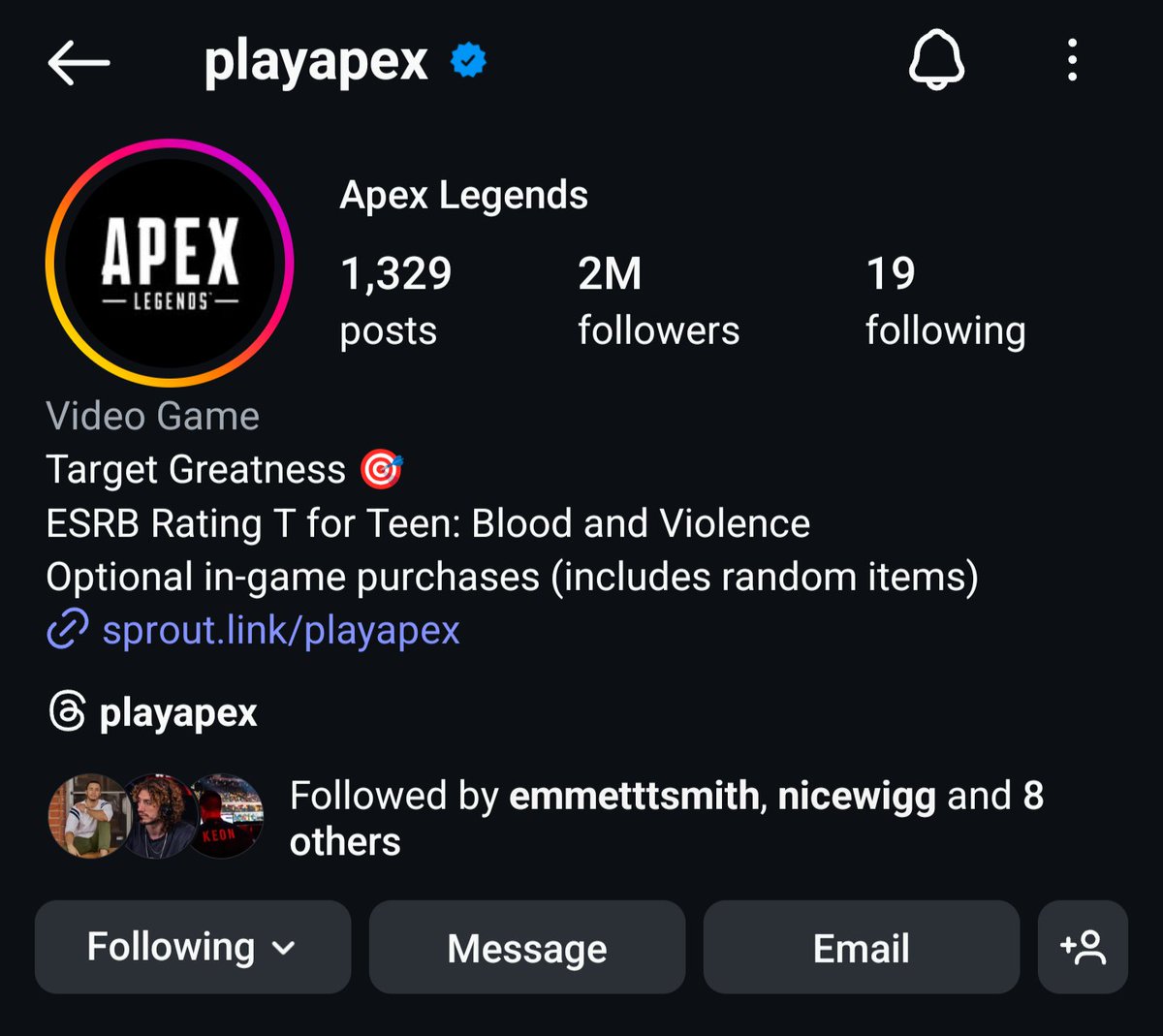 RIP @ playapexesports on IG