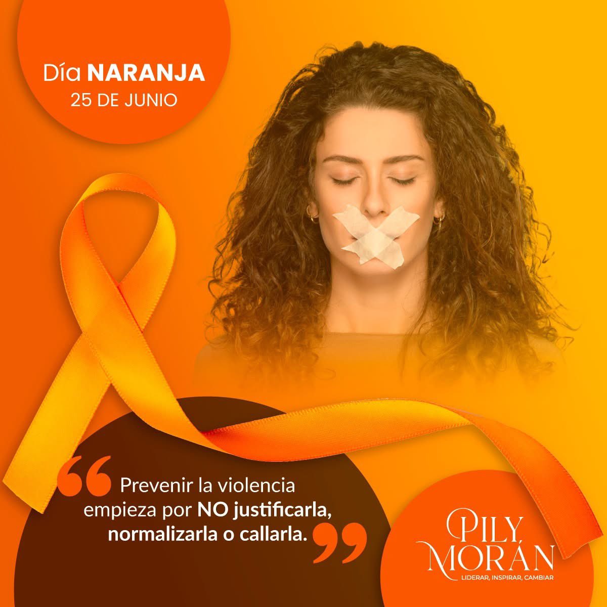 Cada vez que guardamos silencio ante una agresión, permitimos que siga ocurriendo.
El Día Naranja nos recuerda que la violencia contra las mujeres no es un tema privado: es una emergencia pública.
Levantemos la voz. Actuemos. Acompañemos.

#DíaNaranja #NiUnaMás #PilyMorán