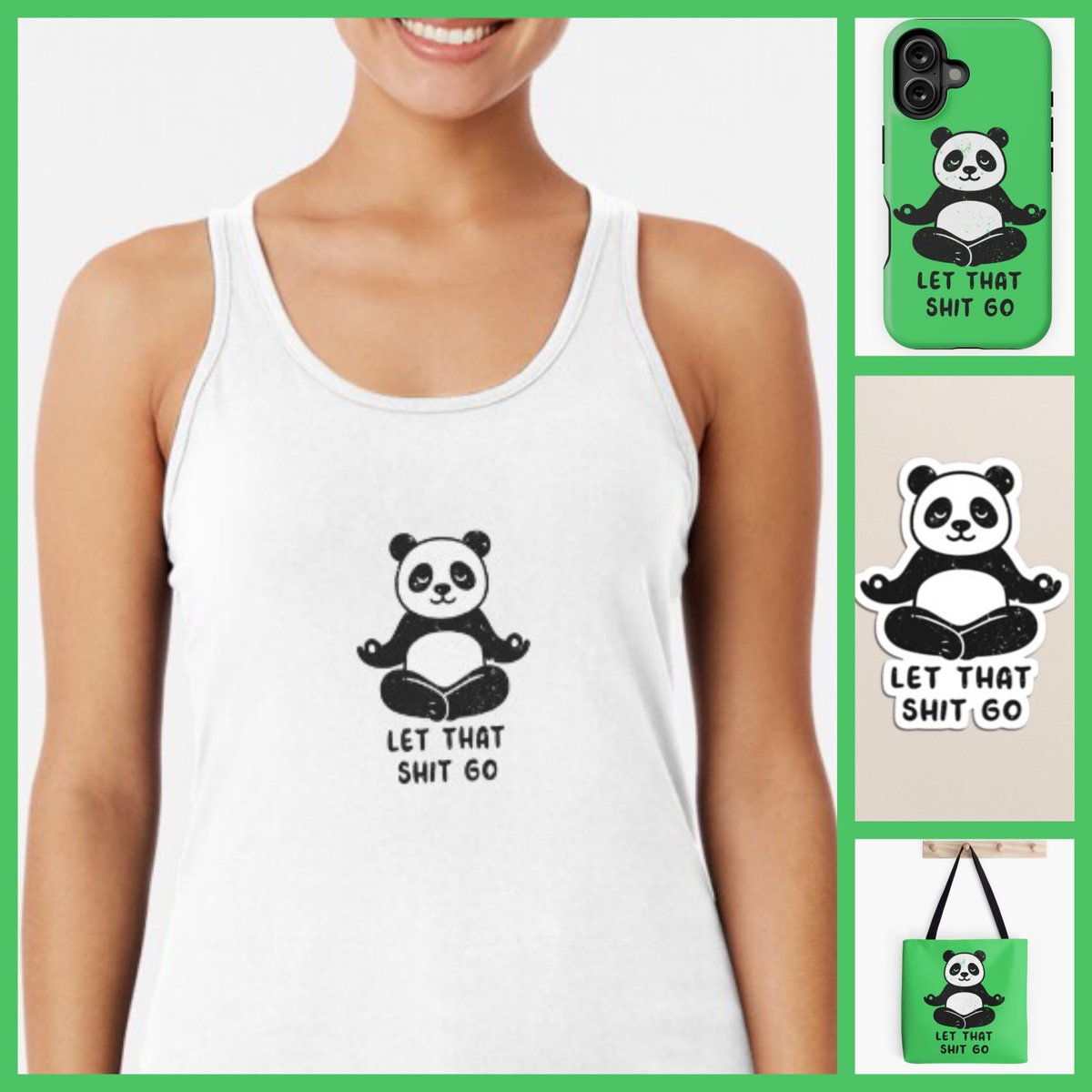 Jan_LukasDesign's tweet photo. 🐼✨ Let That Sh*t Go
When even a panda tells you to chill... you know it's serious. This zen little bear is here to help you breathe out the drama and laugh it off

Available as a tee, phone case, tote, stickers... – for the mindful ones who swear (a little) and smile (a lot). https://t.co/0zpm40QLou