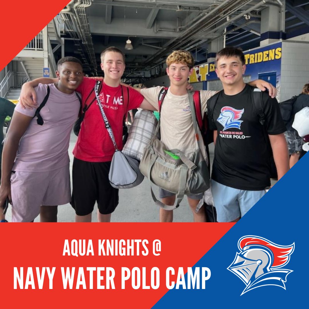SFS Aqua Knights (@knightsh2opolo) on Twitter photo ⚔️🤽♂️ Four Aqua Knights. One elite camp.
St. Francis de Sales is representing at the <a href="/NavyWaterPolo/">Navy Water Polo</a> Camp! Let’s go, Knights!
#AquaKnights #WaterPoloStrong #SFSWaterPolo #StFrancisdeSales #sfsathletics ⚔️🤽♂️ Four Aqua Knights. One elite camp.
St. Francis de Sales is representing at the <a href="/NavyWaterPolo/">Navy Water Polo</a> Camp! Let’s go, Knights!
#AquaKnights #WaterPoloStrong #SFSWaterPolo #StFrancisdeSales #sfsathletics
