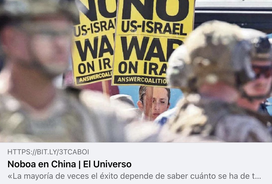 FLACSO Ecuador (@flacsoec) on Twitter photo 📰 El profesor Adrián Bonilla <a href="/xadrianbonilla/">Adrian Bonilla</a> de FLACSO Ecuador analiza en <a href="/eluniversocom/">El Universo</a> la reciente visita del presidente Daniel Noboa a China en medio del conflicto entre Irán e Israel.
Lee la nota completa aquí: bit.ly/3TcAbOi 📰 El profesor Adrián Bonilla <a href="/xadrianbonilla/">Adrian Bonilla</a> de FLACSO Ecuador analiza en <a href="/eluniversocom/">El Universo</a> la reciente visita del presidente Daniel Noboa a China en medio del conflicto entre Irán e Israel.
Lee la nota completa aquí: bit.ly/3TcAbOi