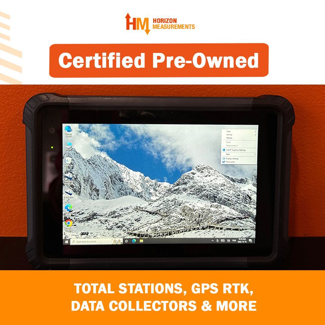 HorizonMeasures's tweet image. Certified Pre-Owned Data Collectors — Trusted. Tested. Ready.
Get the performance you need without the new price tag. Horizon Measurements offers Certified Pre-Owned Data Collectors that are:

View current inventory at buff.ly/ej4YMPF

#SurveyGear #DataCollector