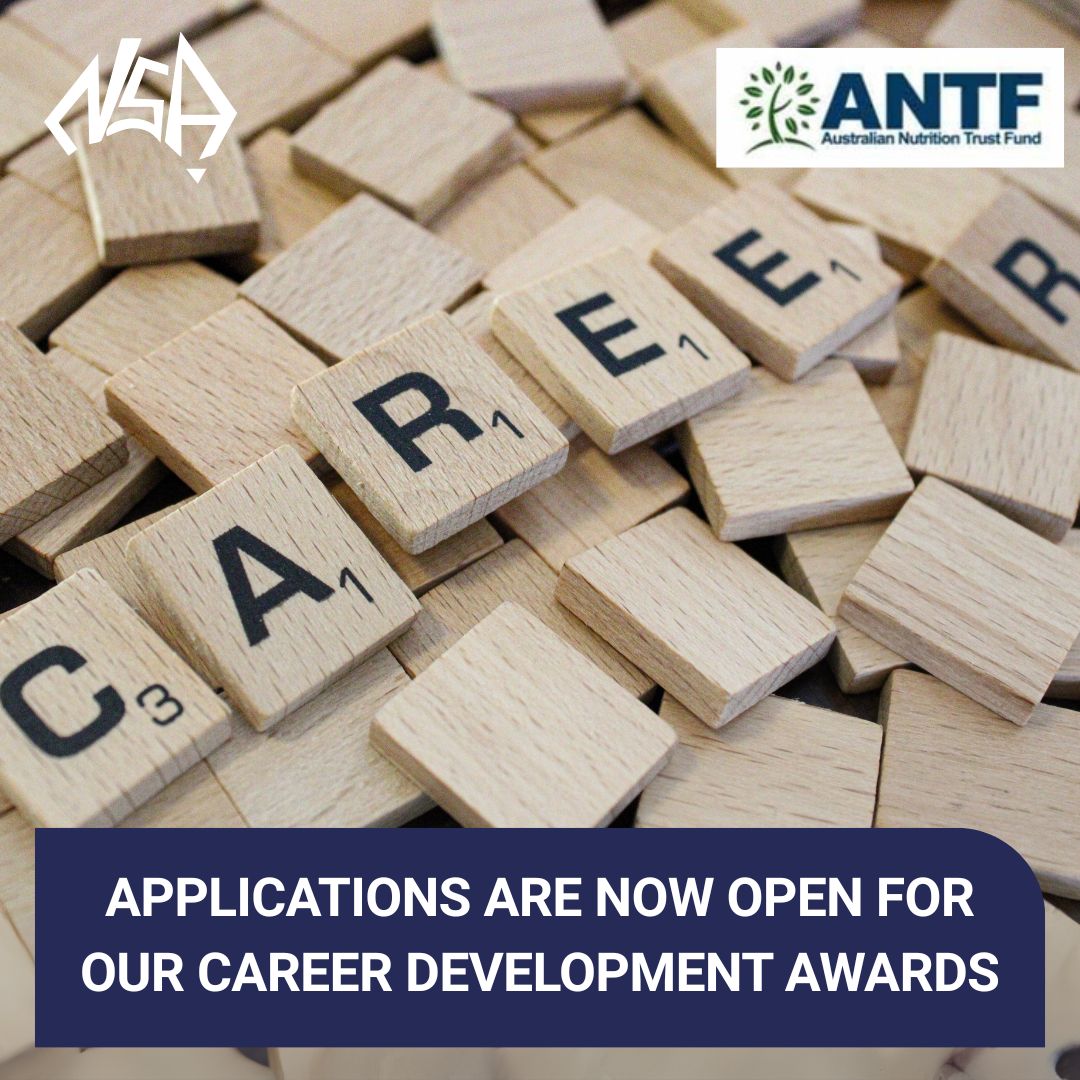 ⌛Hurry - applications close 1 July 5PM AEST!

Sponsored by the Australian Nutrition Trust Fund (ANTF) &amp; the NSA, our Career Development &amp; Travel Awards recognise &amp; encourage original research by NSA members. 

Apply today!➡️ow.ly/Xqgh50VTF2c

#NutritionSocietyAUS