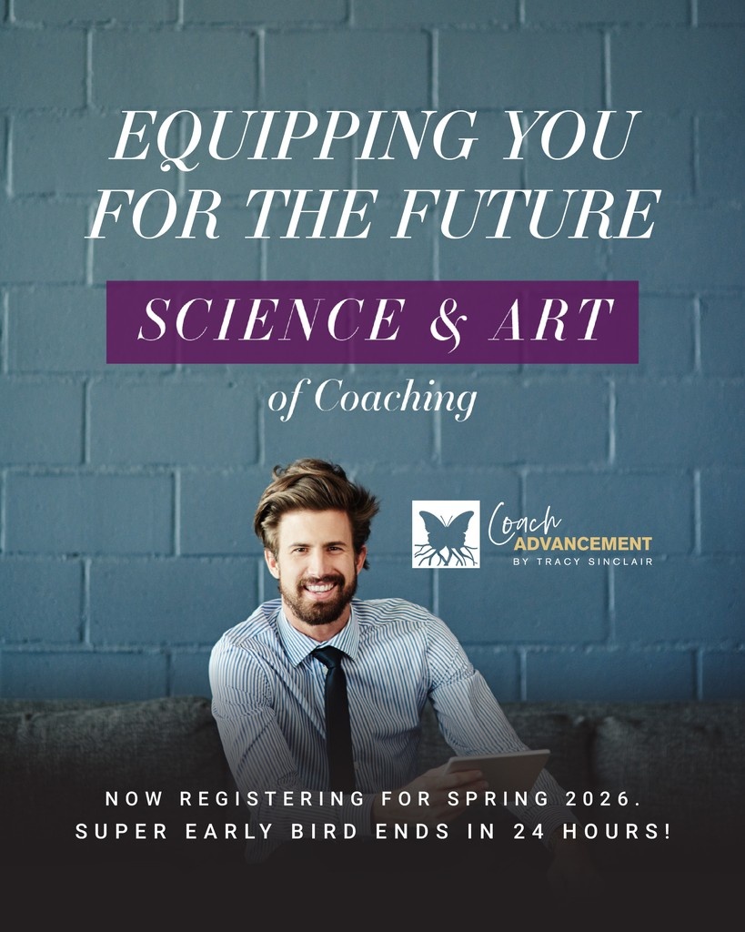 Super Early Bird registration for our spring 2026 Level 1 ACC programme: The Science and Art of Coaching ends 26 June. Your investment, if you register now, will be just £3,625 — £1,000 off! 

l8r.it/ql9p