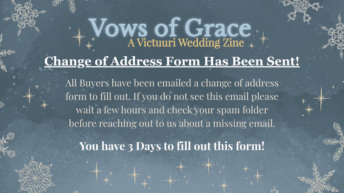 Vows of Grace Zine | SHIPPING COMPLETED tweet media
