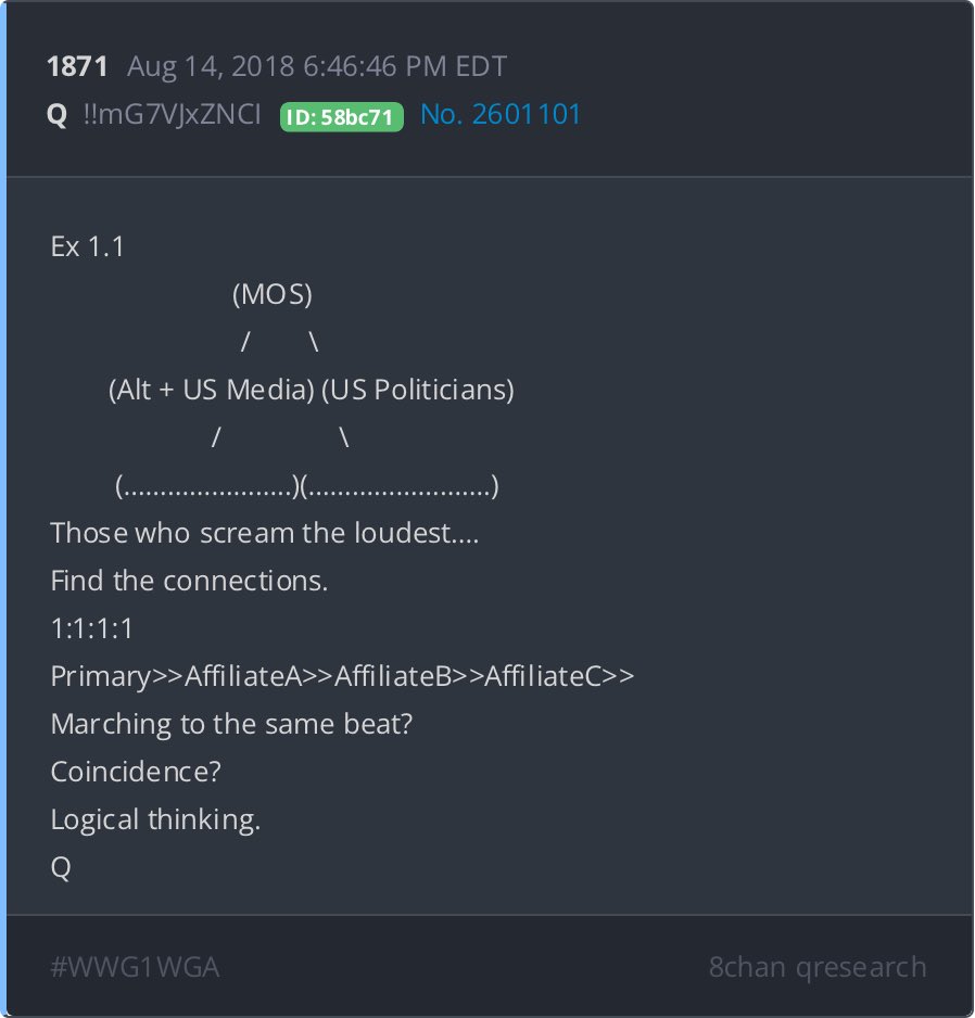 MrsCsCookies's tweet image. I agree 100% .@marklevinshow 

Make Money Online
Affiliates

1:1:1:1

.@JohnBWellsCTM .@Bannons_WarRoom  .@GenFlynn 
.@RealAlexJones .@RogerJStoneJr 
Flynn’s Army of #DigitalSoldiers™️ 
#OperationClassified 

Cc:.@bigredwavenow 🎅🏼