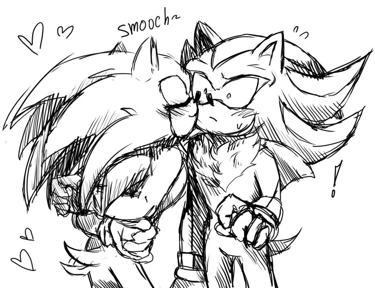 mary_IKS's tweet photo. Smooch ~~ #sonadow #Shadonic #SonicTheHedgehog #ShadowTheHedgehog https://t.co/C1sIm8Ig9F